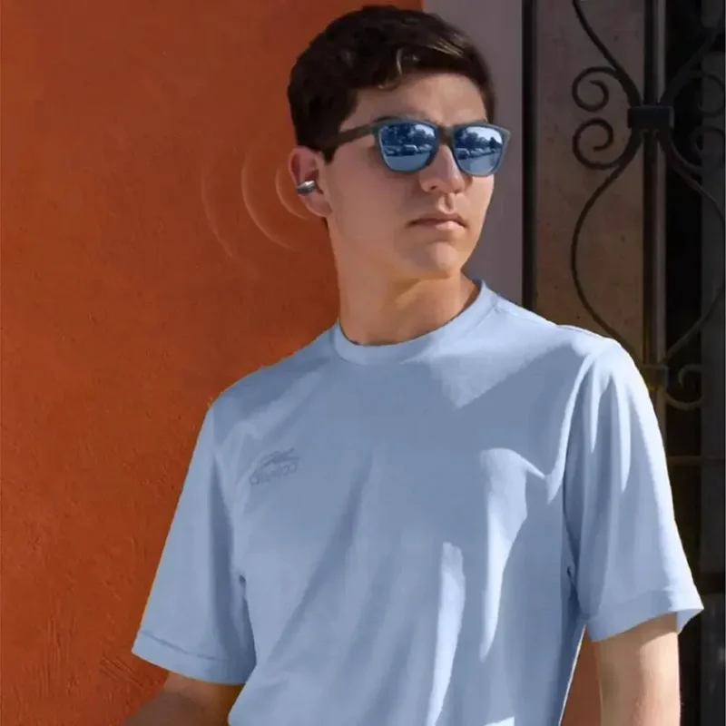 Sunfler TWS Wireless Headphones Bluetooth 5.2 Bone Conduction Earphones Earclip Design Touch Control LED In Ear Earbuds Sports Headsets