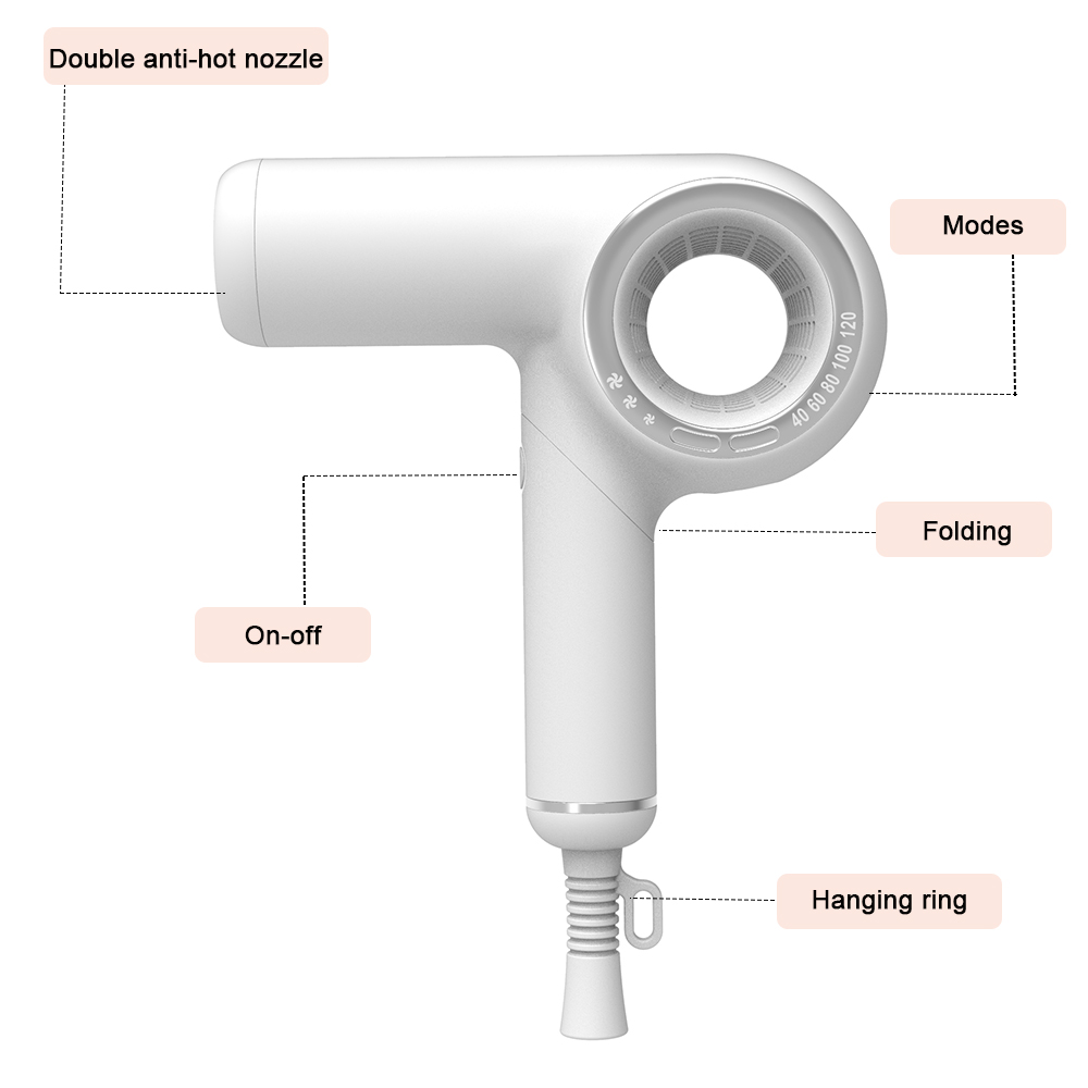 Professional BLDC Hair salon equipment leadless hair dryer foldable simple and lovely hair dryer